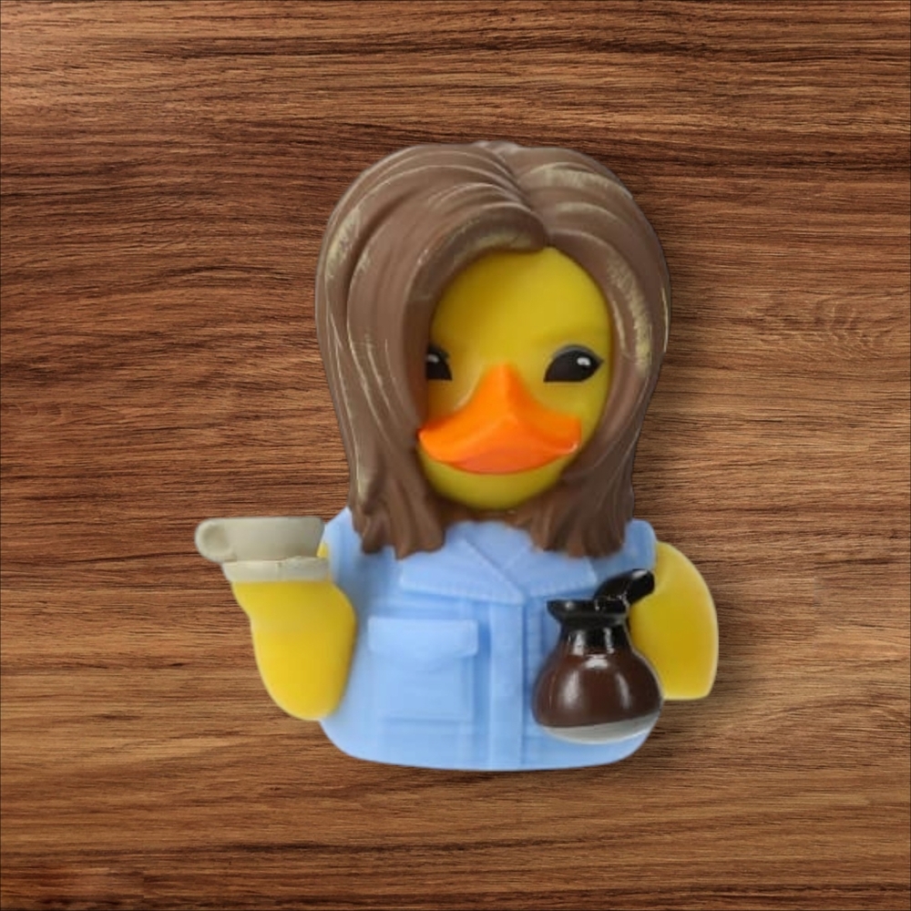 NIB Tubbz Mini Friends Set: Rachel Green, Phoebe Buffay, And Chandler Bing Ducks - Picture 4 of 16
